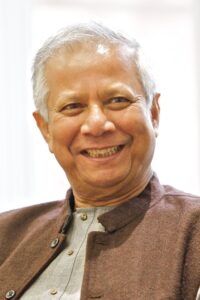 Professor Muhammad Yunus, Nobel Peace Prize winner visiting the